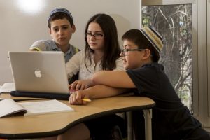 Students at Bi Cultural Day School on April 18, 2016. (Image by Johnathon Henninger/ For JEIC)