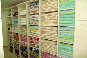 Linen for the hundreds of beds for our children