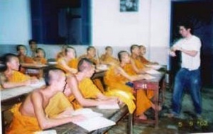 Laos Buddhists this
